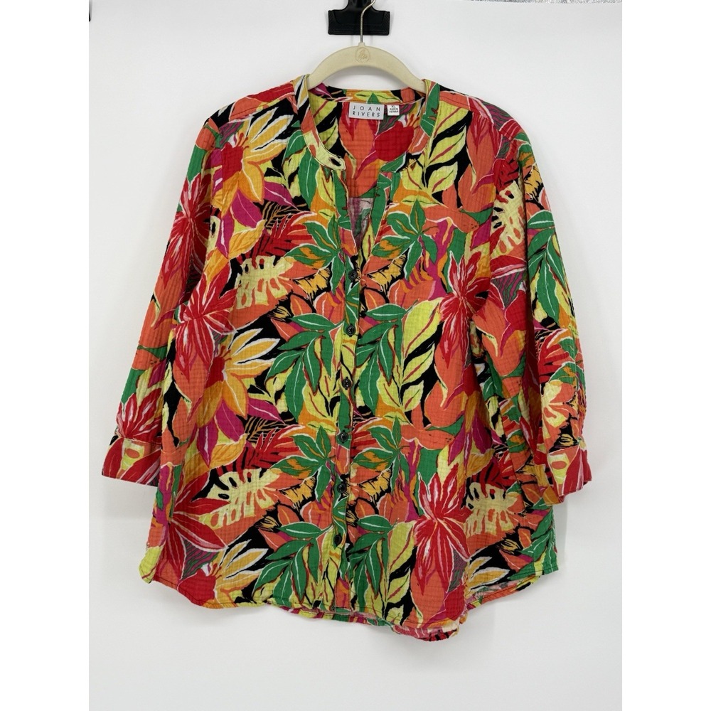 Joan Rivers Women's 3/4 Sleeve Top XL